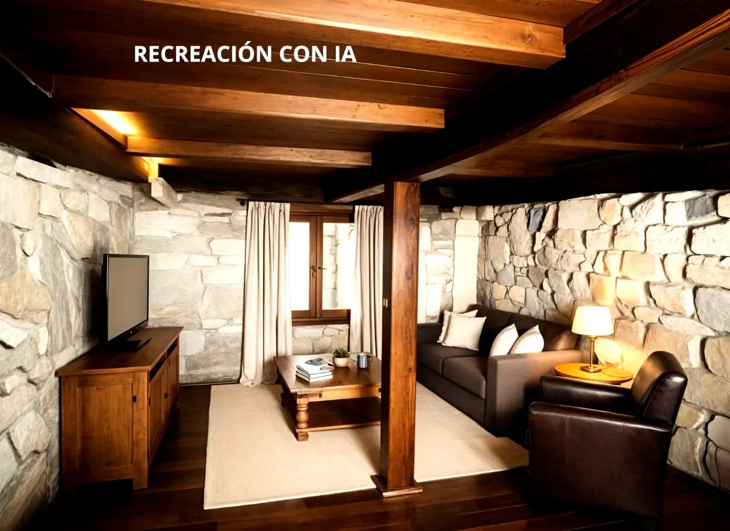 Sala de estar de Casa o chalet en venta en Caso