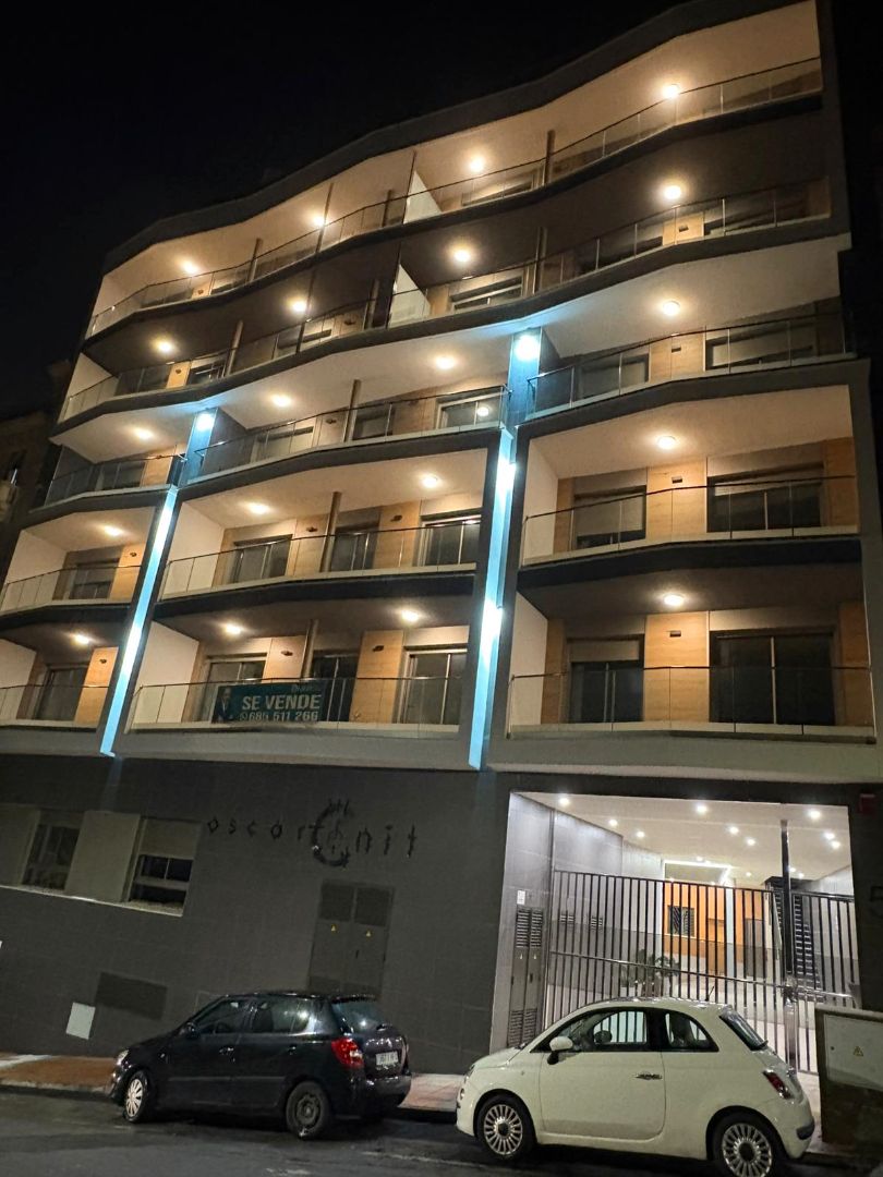 Exterior view of Flat to rent in  Ceuta Capital  with Private garden, Furnished and Washing machine