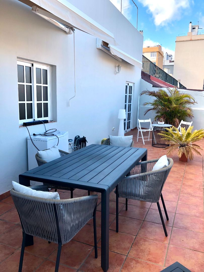 Terrace of Attic to rent in  Santa Cruz de Tenerife Capital  with Terrace, Furnished and Washing machine