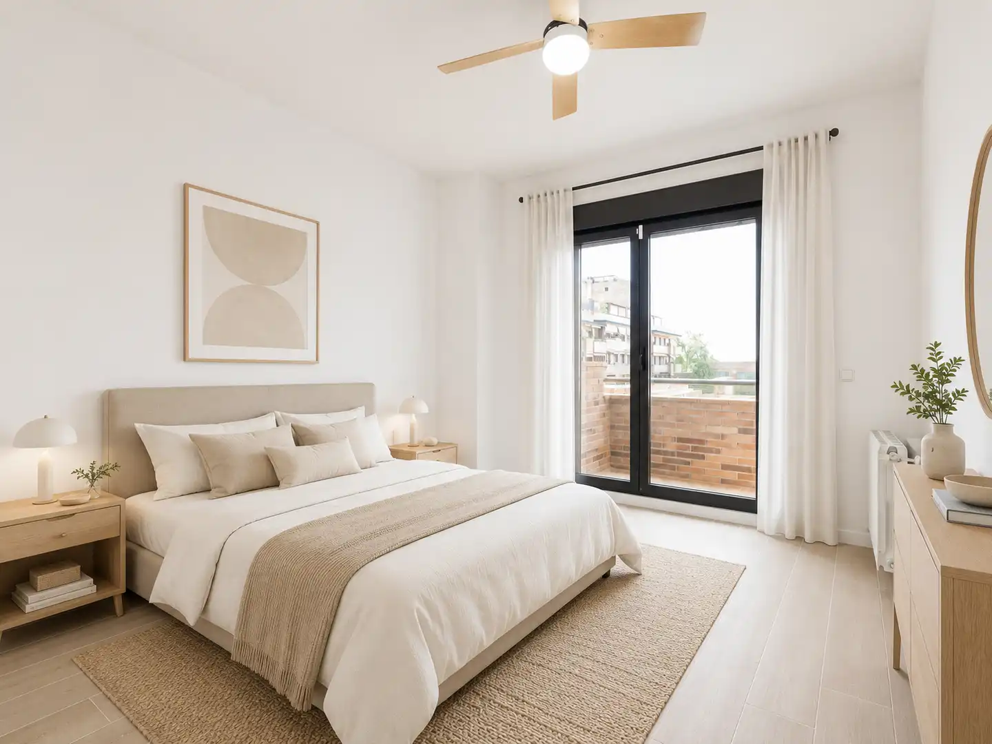 Schlafzimmer von Wohnung zum Verkauf in Brunete mit Heizung, Abstellraum und Balkon