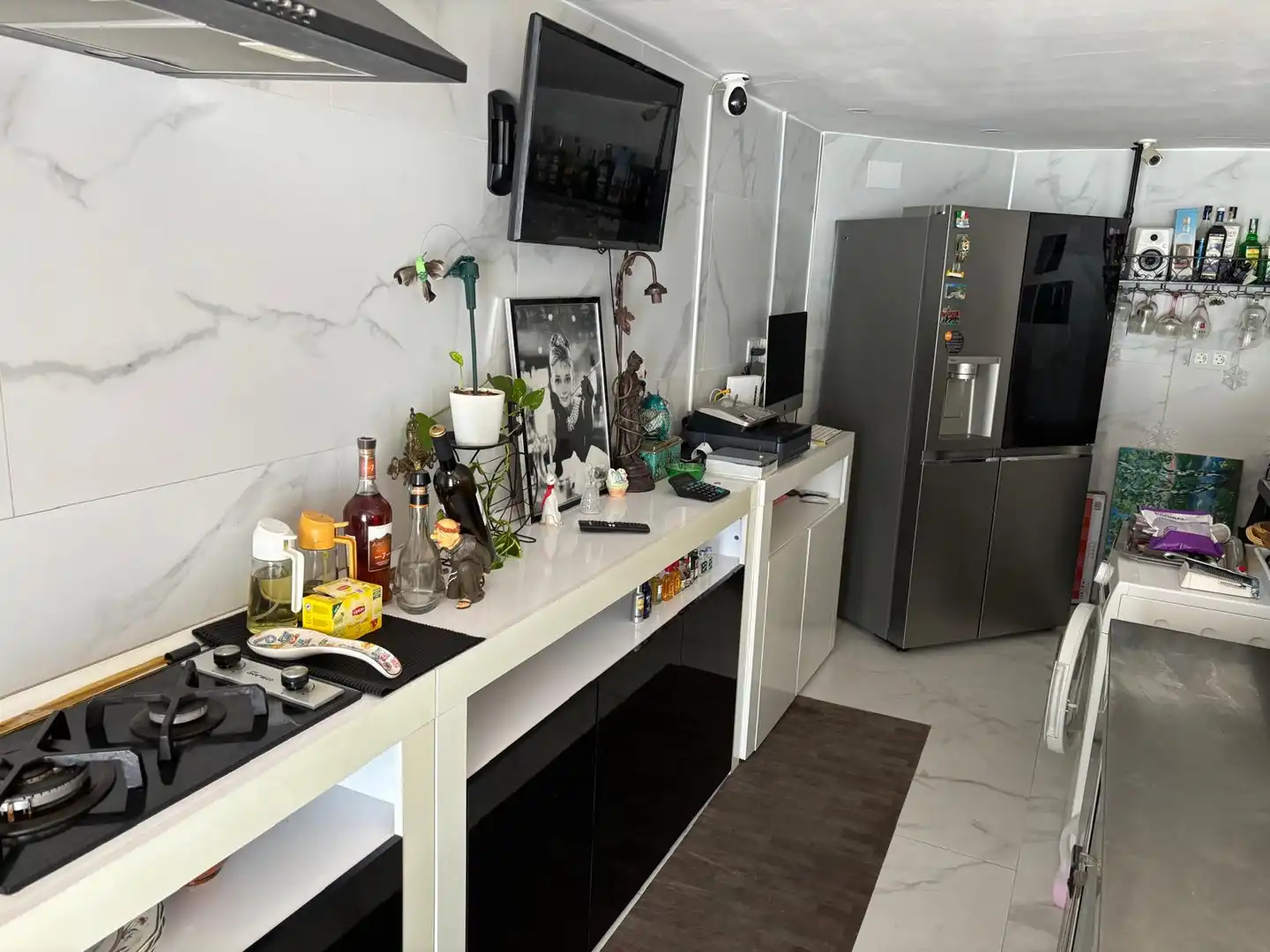 Cuina de Local en venda en Calpe / Calp amb Aire condicionat, Terrassa i Moblat