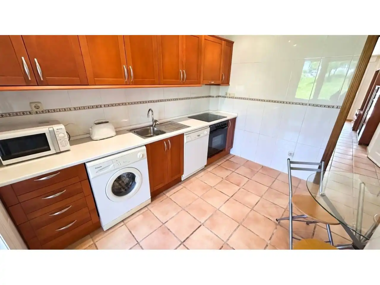 Cocina de Apartamento en venta en San Jorge / Sant Jordi con Terraza, Amueblado y Alarma