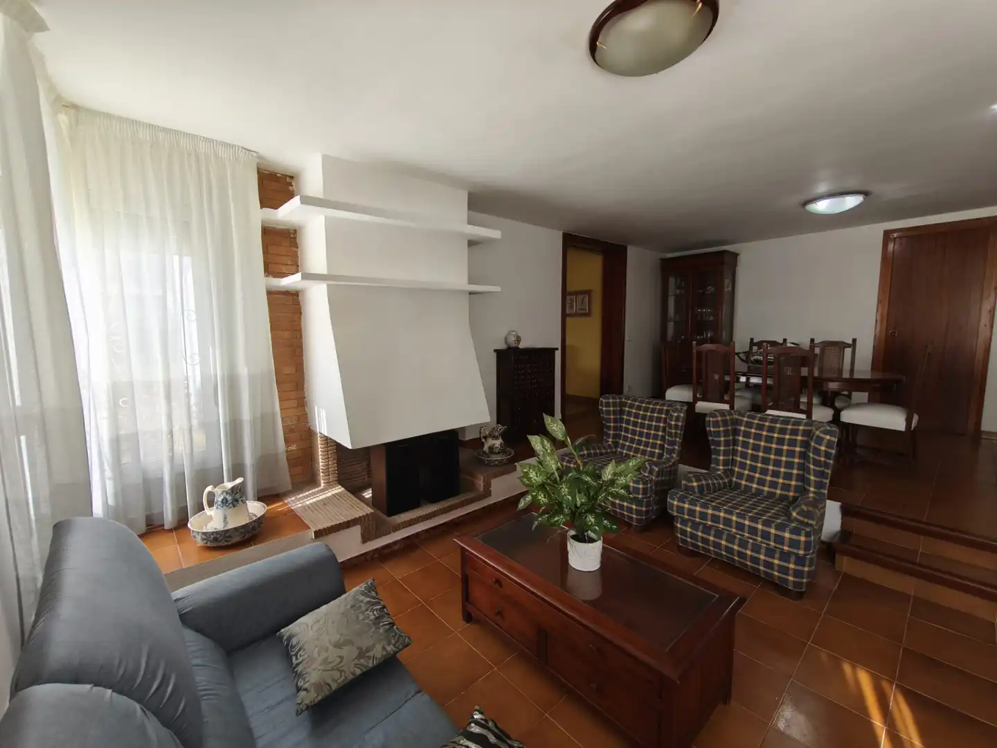 Sala de estar de Casa o chalet en venta en Mont-roig del Camp con Aire acondicionado, Calefacción y Jardín privado