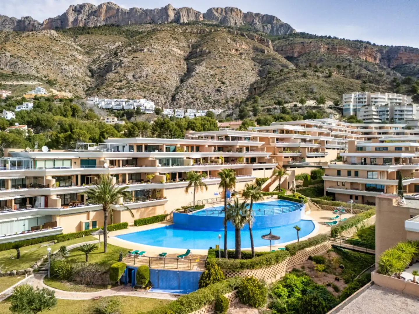 Vista exterior de Apartamento en venta en Altea con Aire acondicionado, Calefacción y Jardín privado