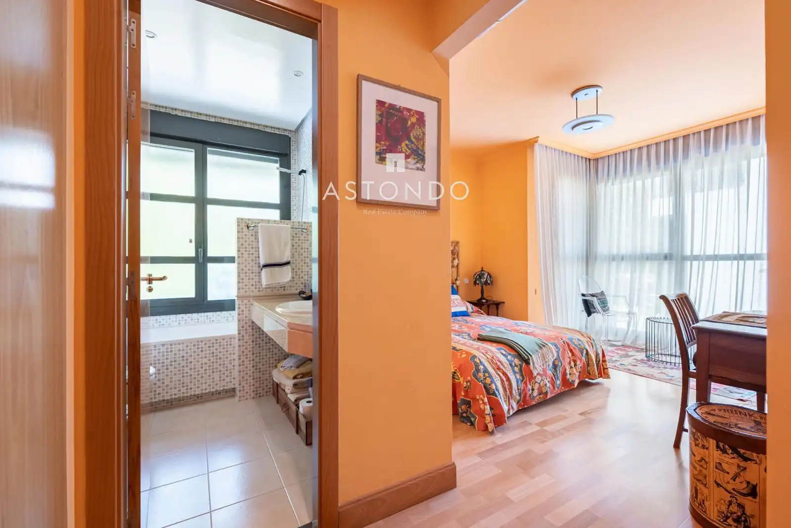 Habitación de Casa adosada en venta en Madrid con Aire acondicionado, Calefacción y Parquet
