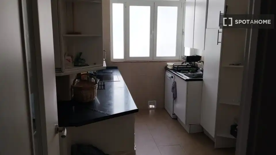 Cuina de Pis per a compartir en Collado Villalba amb Aire condicionat, Calefacció i Moblat