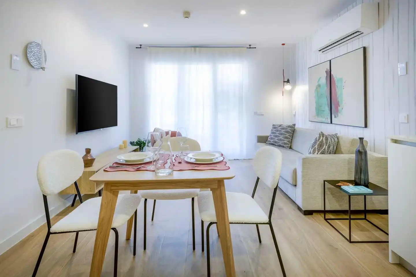 Sala de estar de Piso de alquiler en Hortaleza