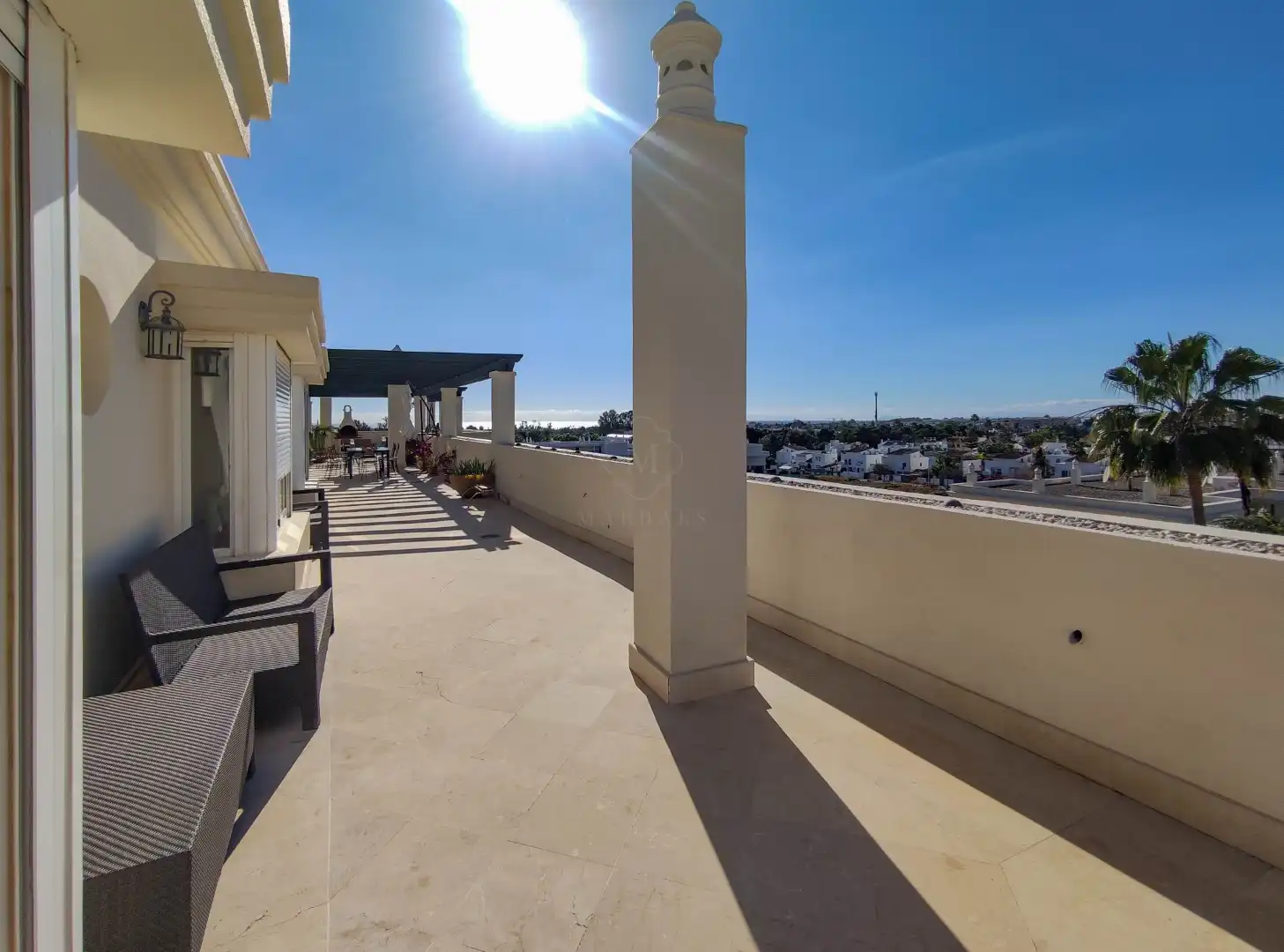 Terrace of Attic for sale in Marbella  with Air Conditioner, Terrace and Swimming Pool