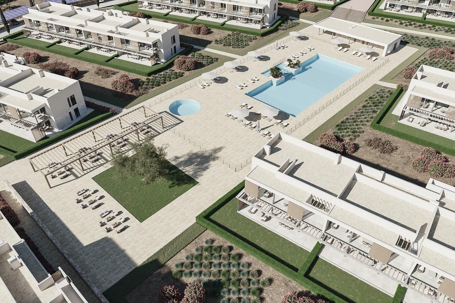 Piscina de Planta baixa en venda en Campos amb Calefacció, Jardí privat i Terrassa