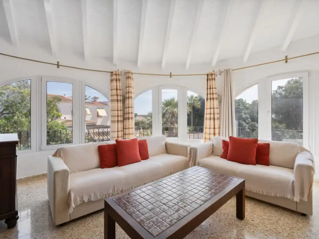 Living room of Houses for sale in Jávea / Xàbia  with Air Conditioner, Heating and Terrace