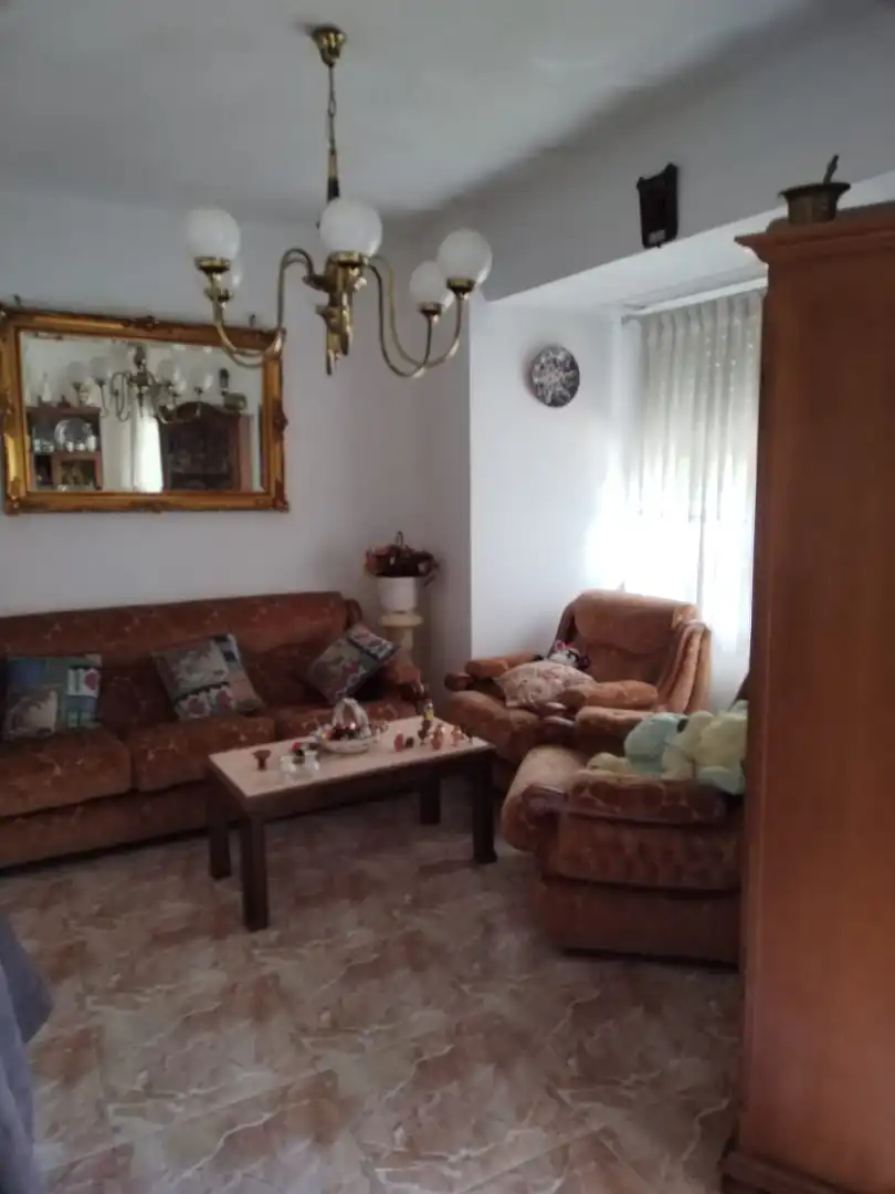 Living room of Flat for sale in Valencia  with Furnished and Balcony