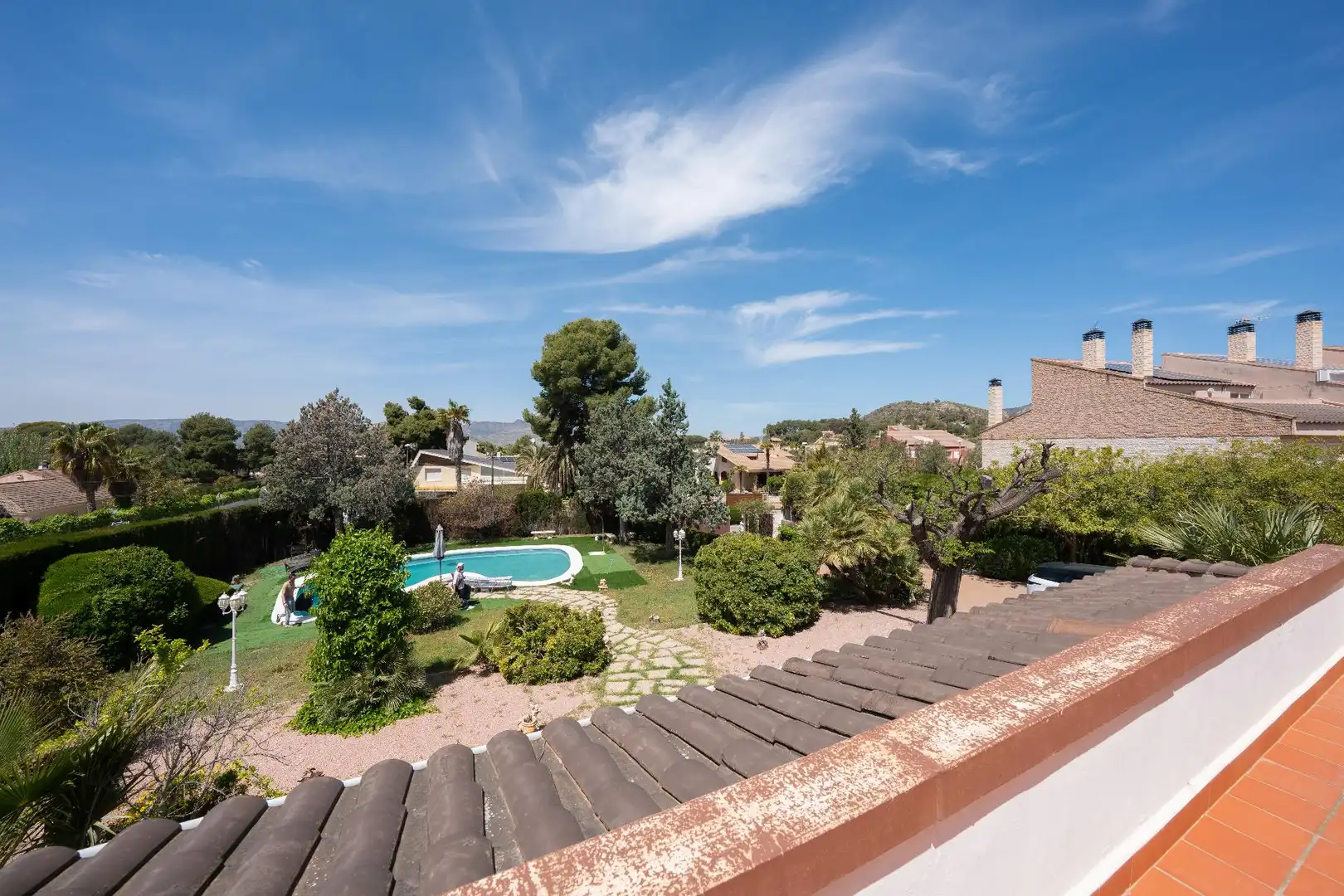 Jardí de Casa o xalet en venda en Petrer amb Aire condicionat, Piscina i Alarma