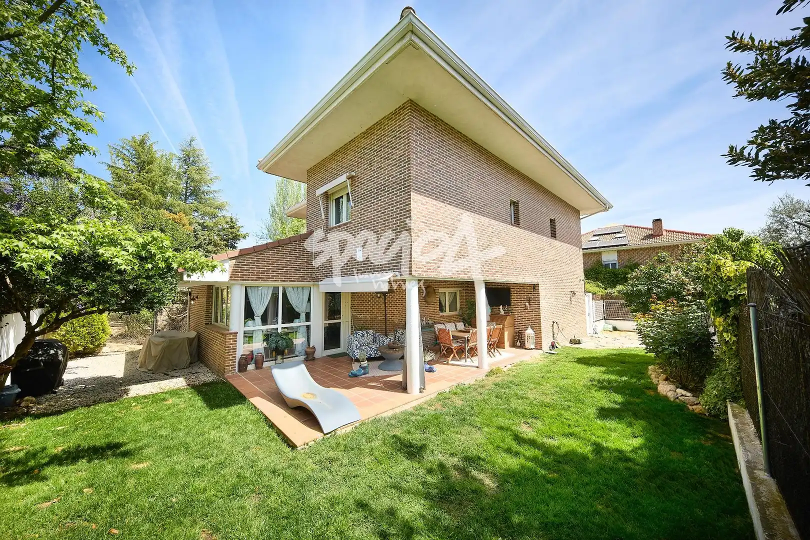 Jardín de Casa o chalet de alquiler en Villanueva de la Cañada con Jardín privado, Parquet y Piscina comunitaria
