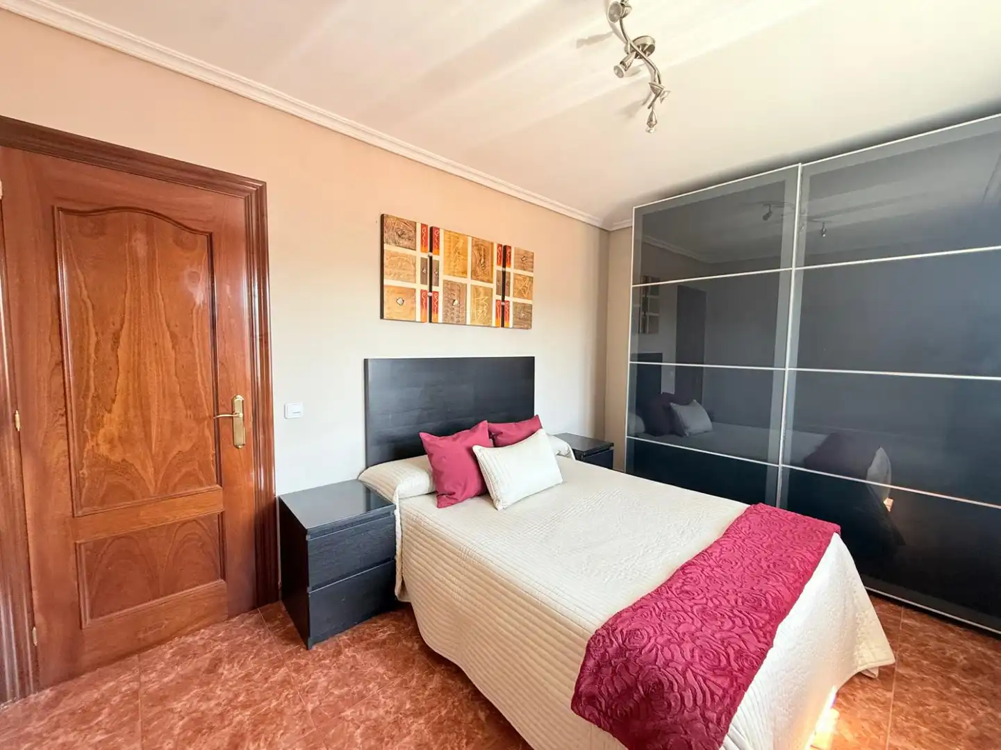 Bedroom of Attic for sale in Castrillón  with Heating, Parquet flooring and Terrace