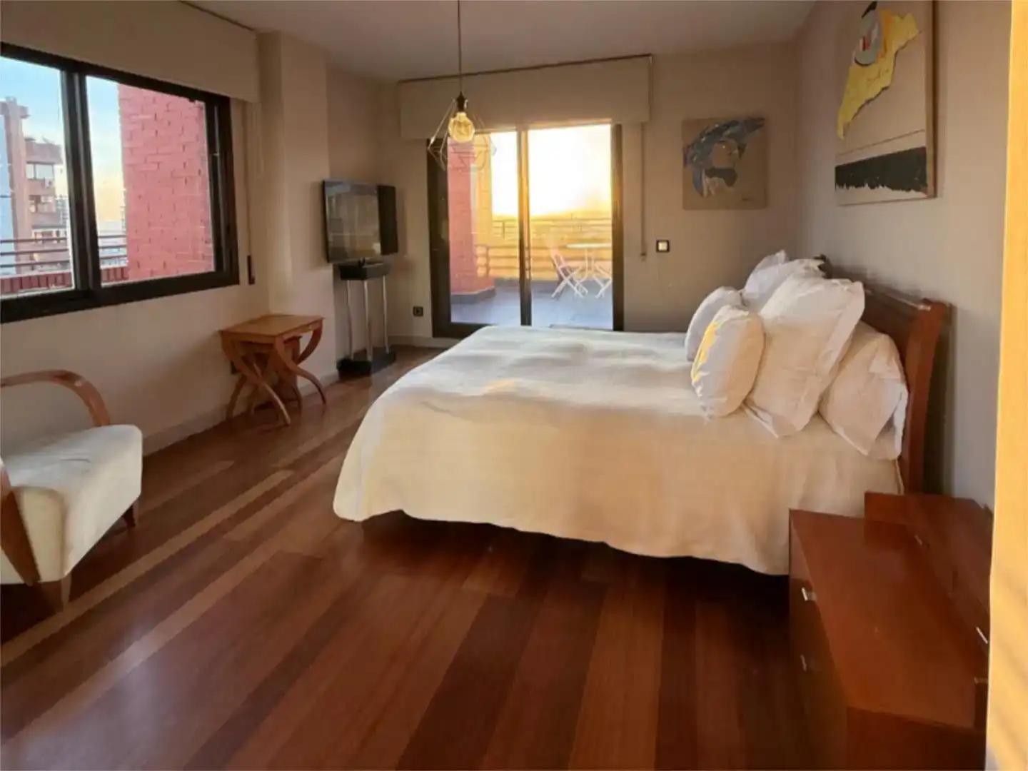 Schlafzimmer von Wohnung zum Verkauf in  Madrid Capital mit Klimaanlage und Schwimmbad