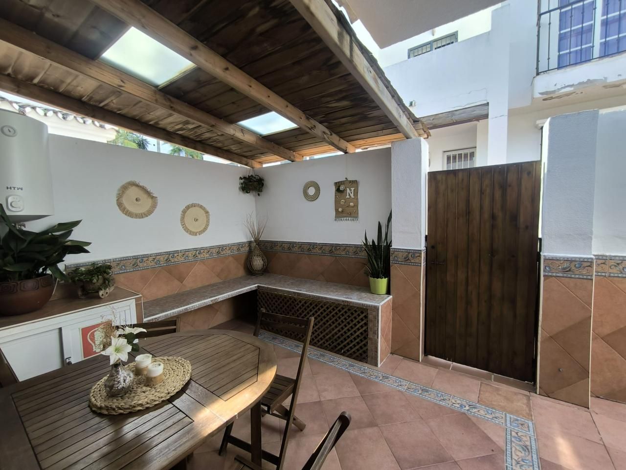 Terrassa de Casa o xalet de lloguer en Benalmádena amb Aire condicionat, Jardí privat i Terrassa