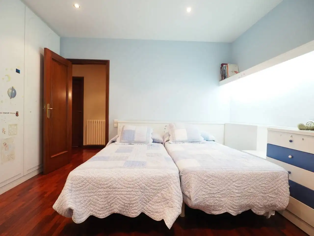 Schlafzimmer von Wohnung zum Verkauf in Granollers mit Heizung, Parkett und Terrasse