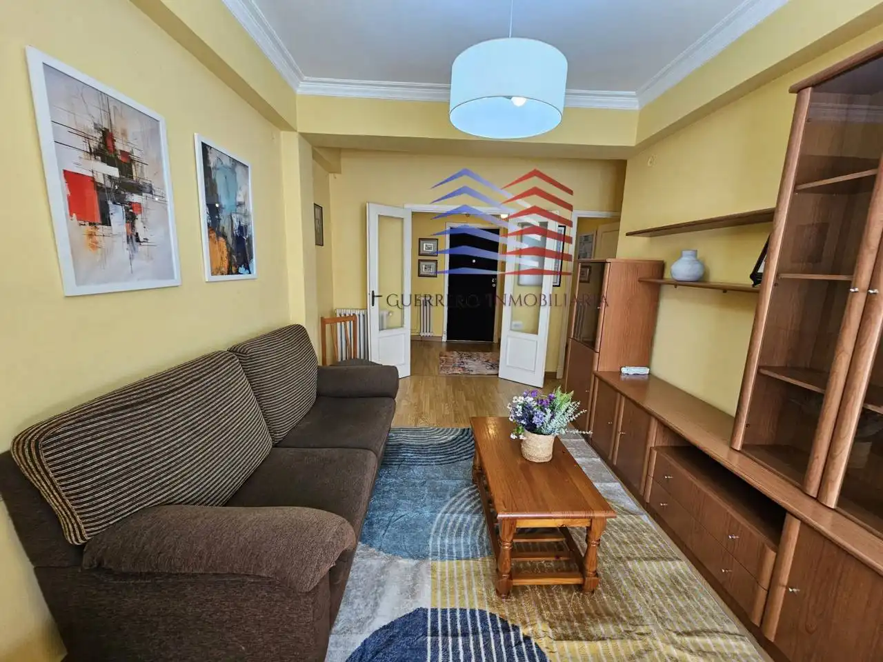 Living room of Flat for rent in Ourense Capital   with Heating, Furnished and Balcony