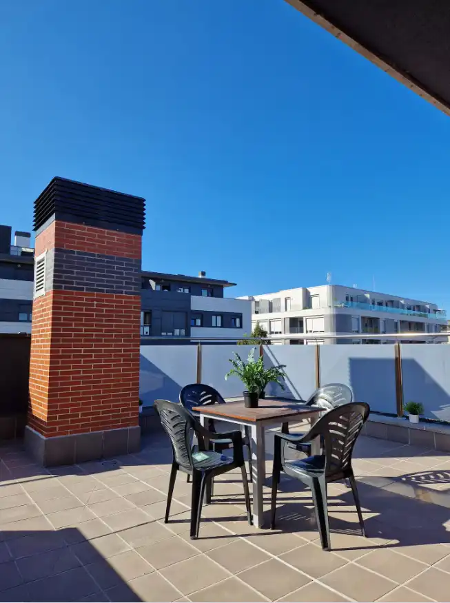 Terrace of Flat for rent in Urduliz  with Heating, Terrace and Storage room