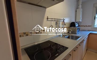 Kitchen of Flat for sale in Dos Hermanas  with Air Conditioner, Parquet flooring and Storage room