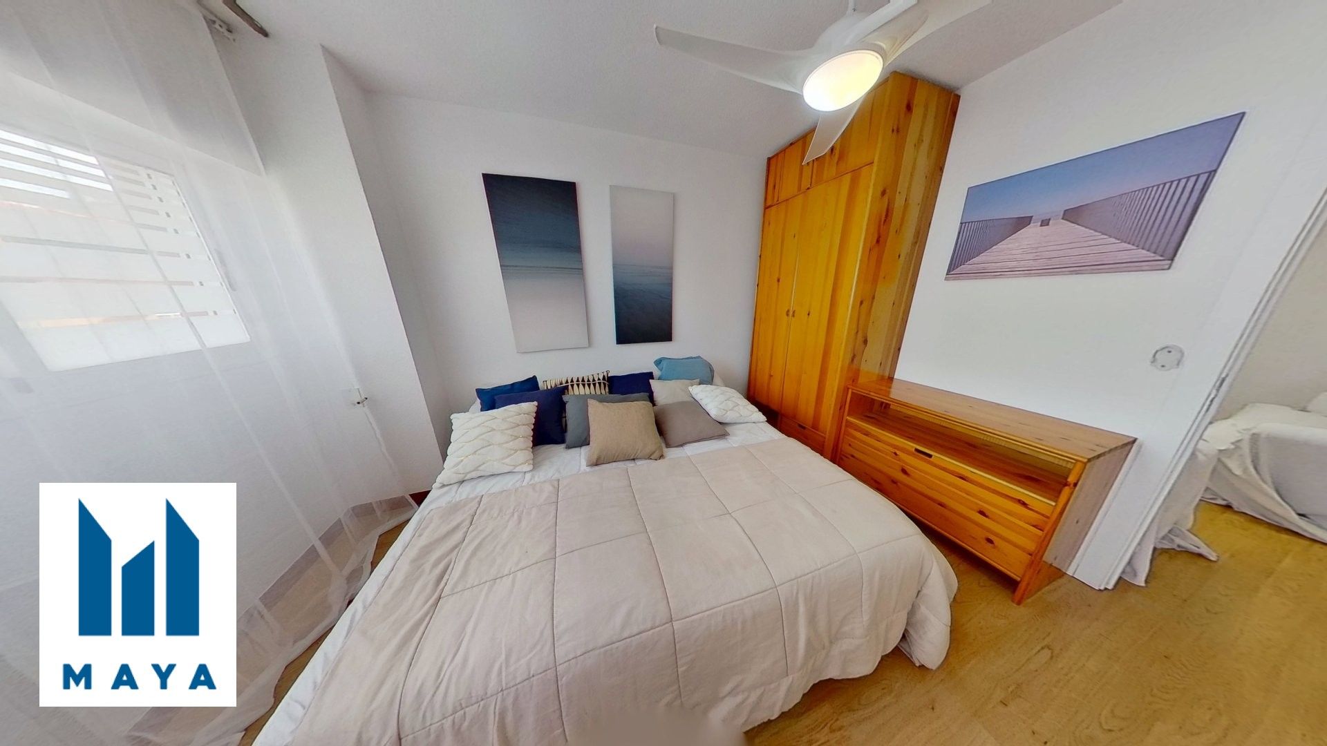 Bedroom of Flat for sale in  Madrid Capital  with Heating and Terrace