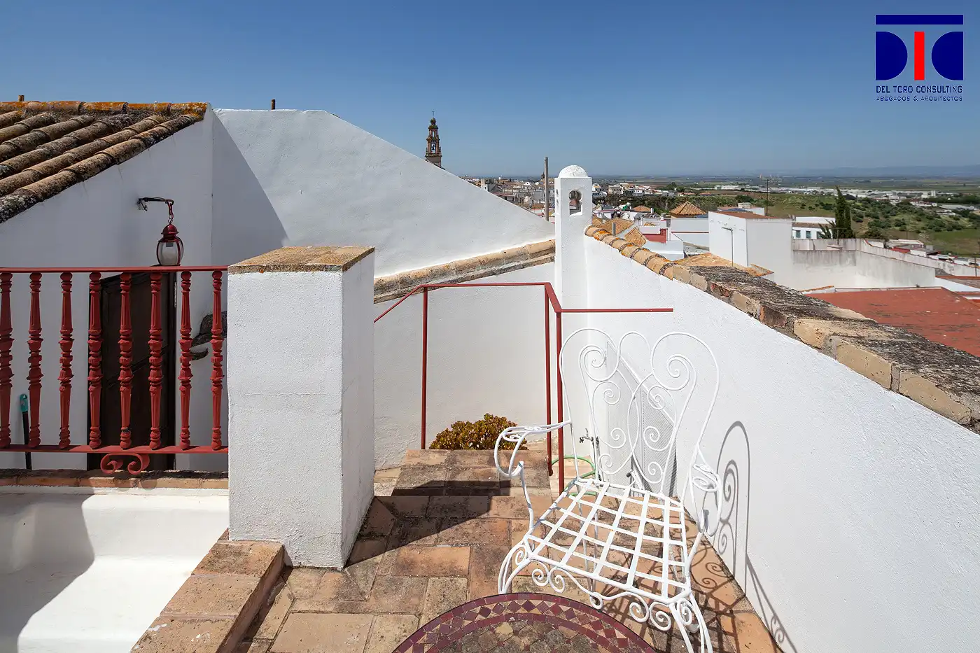 Terraza de Finca rústica en venta en Carmona con Aire acondicionado, Calefacción y Jardín privado
