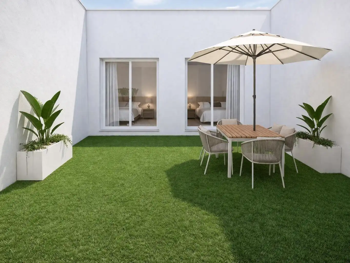 Terrasse von Erdgeschoss zum Verkauf in Elche / Elx mit Klimaanlage