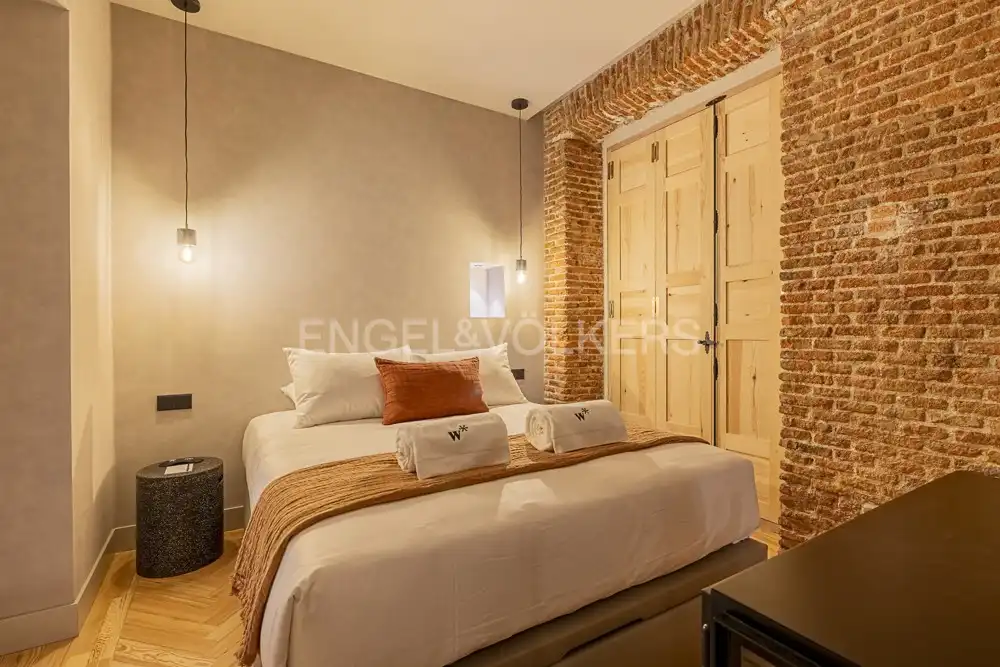 Bedroom of Flat for rent in Madrid  with Air Conditioner, Heating and Furnished