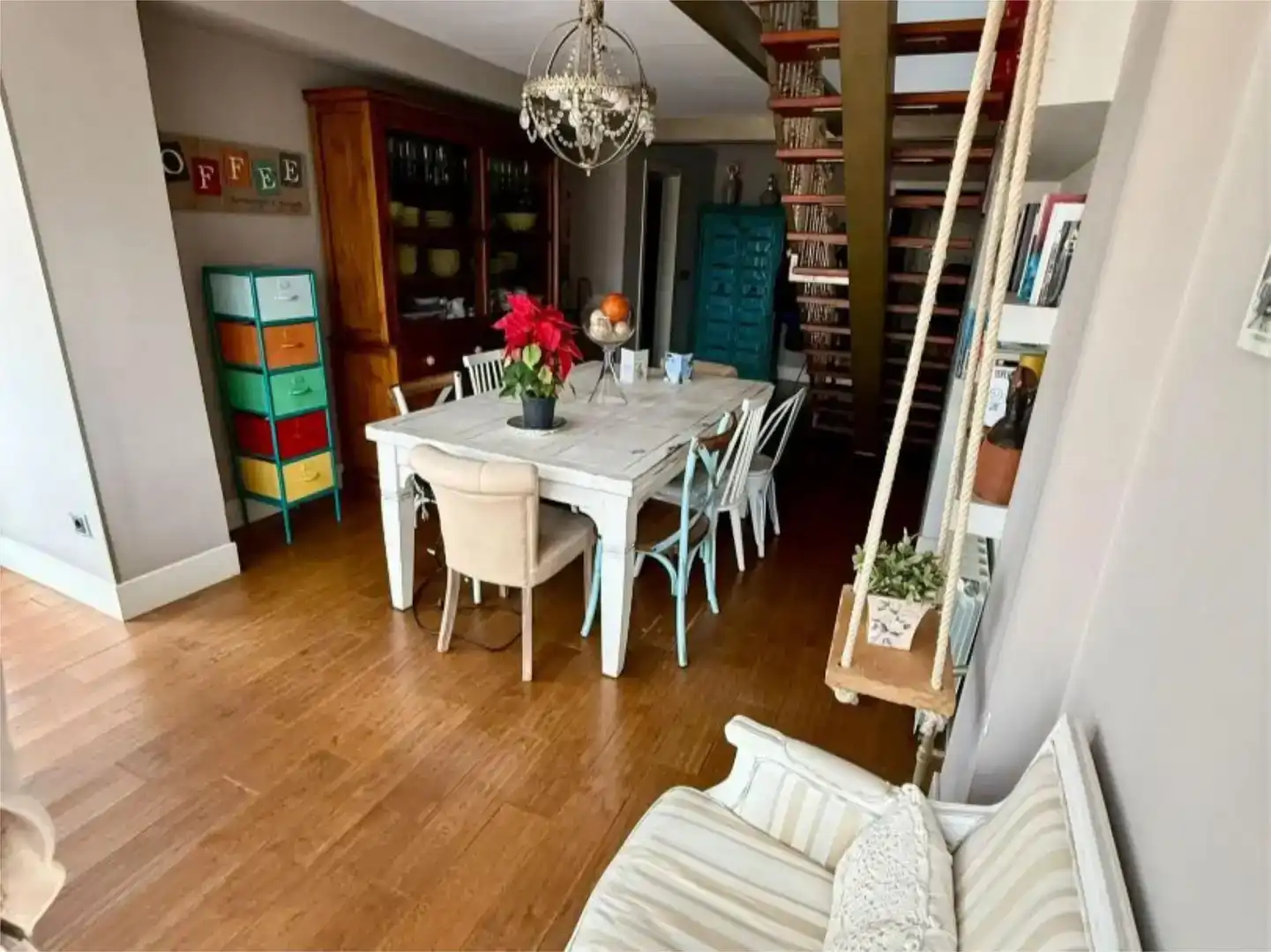 Dining room of Flat for sale in Alcorcón  with Air Conditioner and Balcony