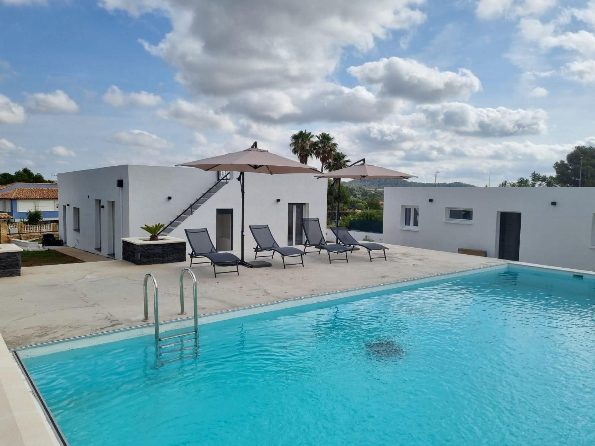 Swimming pool of House or chalet for sale in Turís  with Heating, Terrace and Swimming Pool