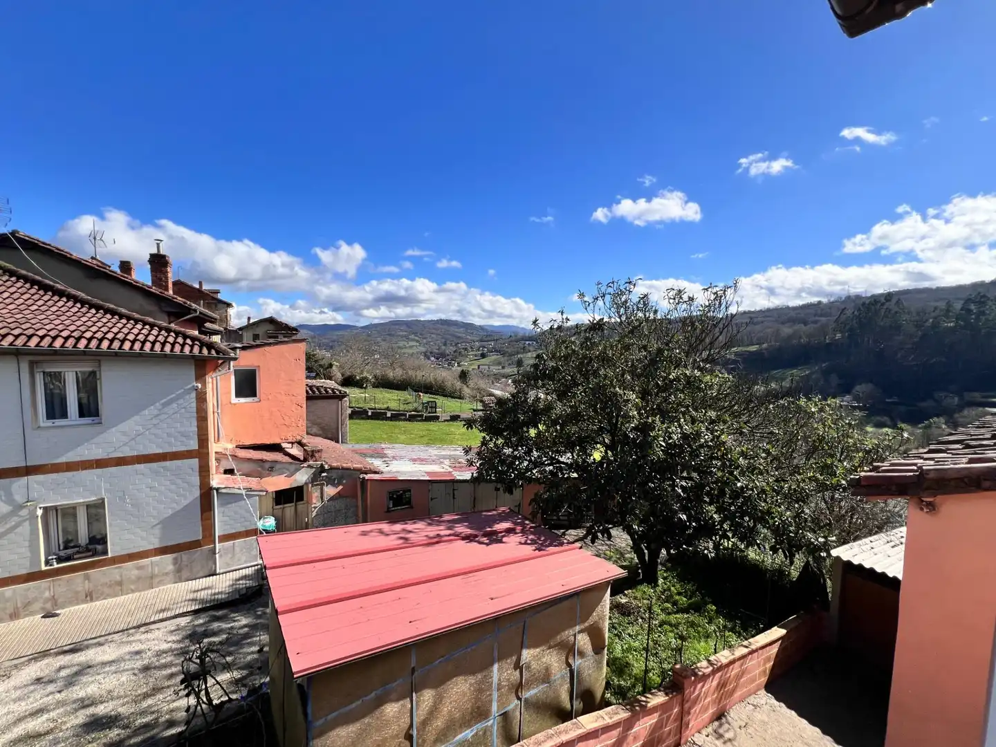 Exterior view of Houses for sale in Langreo  with Heating, Private garden and Furnished