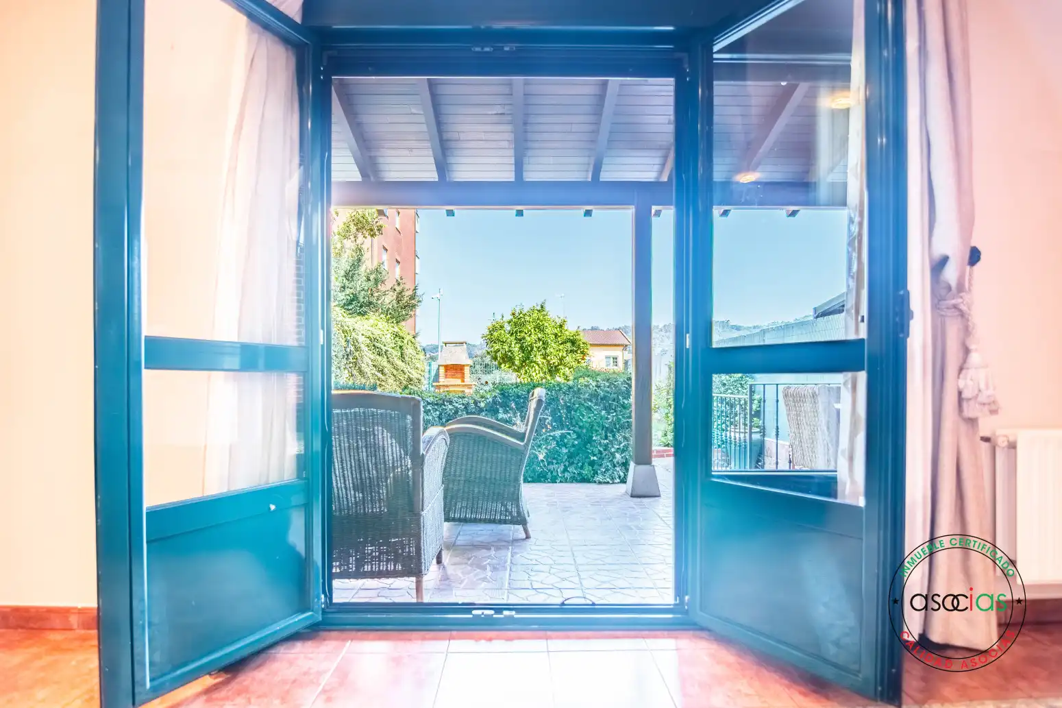 Terraza de Casa adosada en venta en Grado con Calefacción, Jardín privado y Parquet