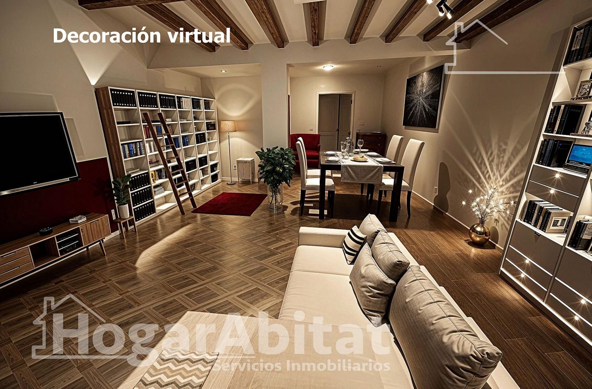 Sala de estar de Piso en venta en Sagunto / Sagunt con Trastero