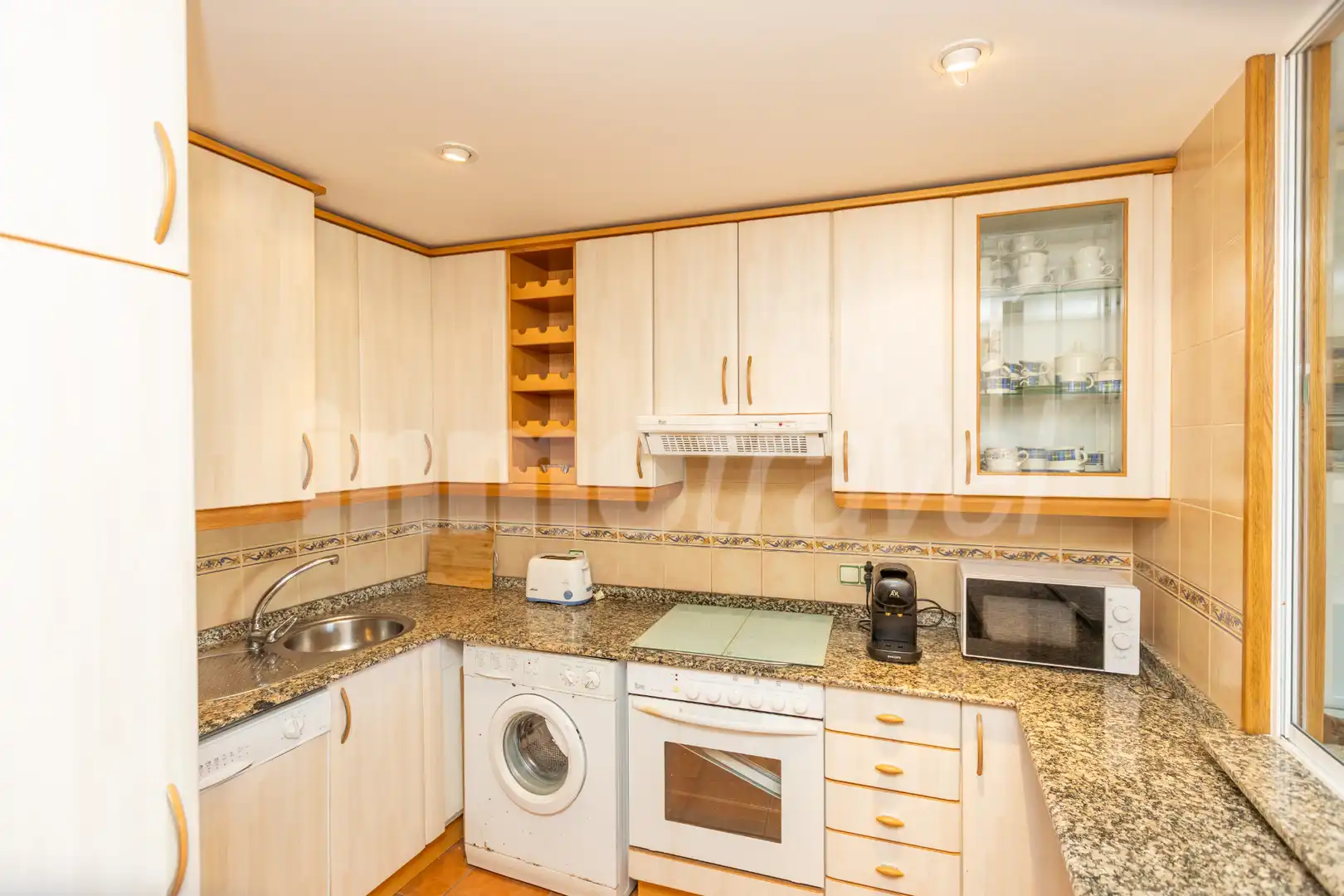 Cuina de Apartament en venda en Sanxenxo amb Terrassa, Traster i Moblat