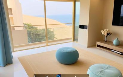 Living room of Flat for sale in Vilanova i la Geltrú  with Heating, Terrace and Balcony