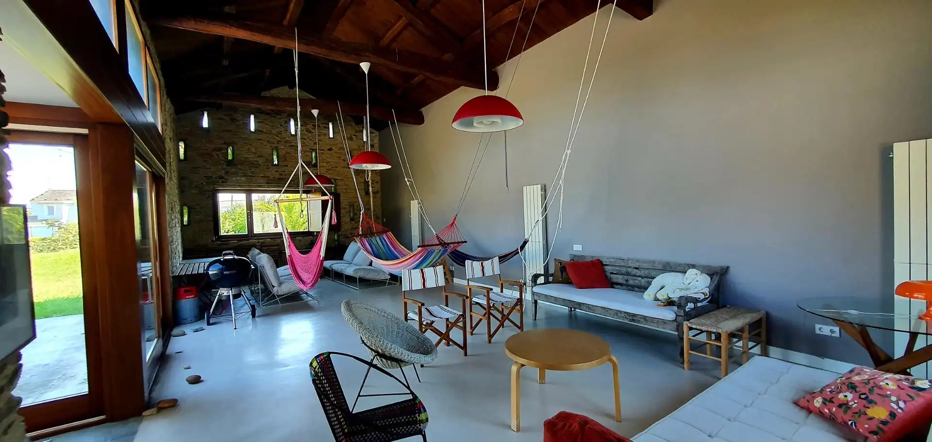 Sala d'estar de Casa o xalet en venda en Tapia de Casariego amb Calefacció, Jardí privat i Terrassa