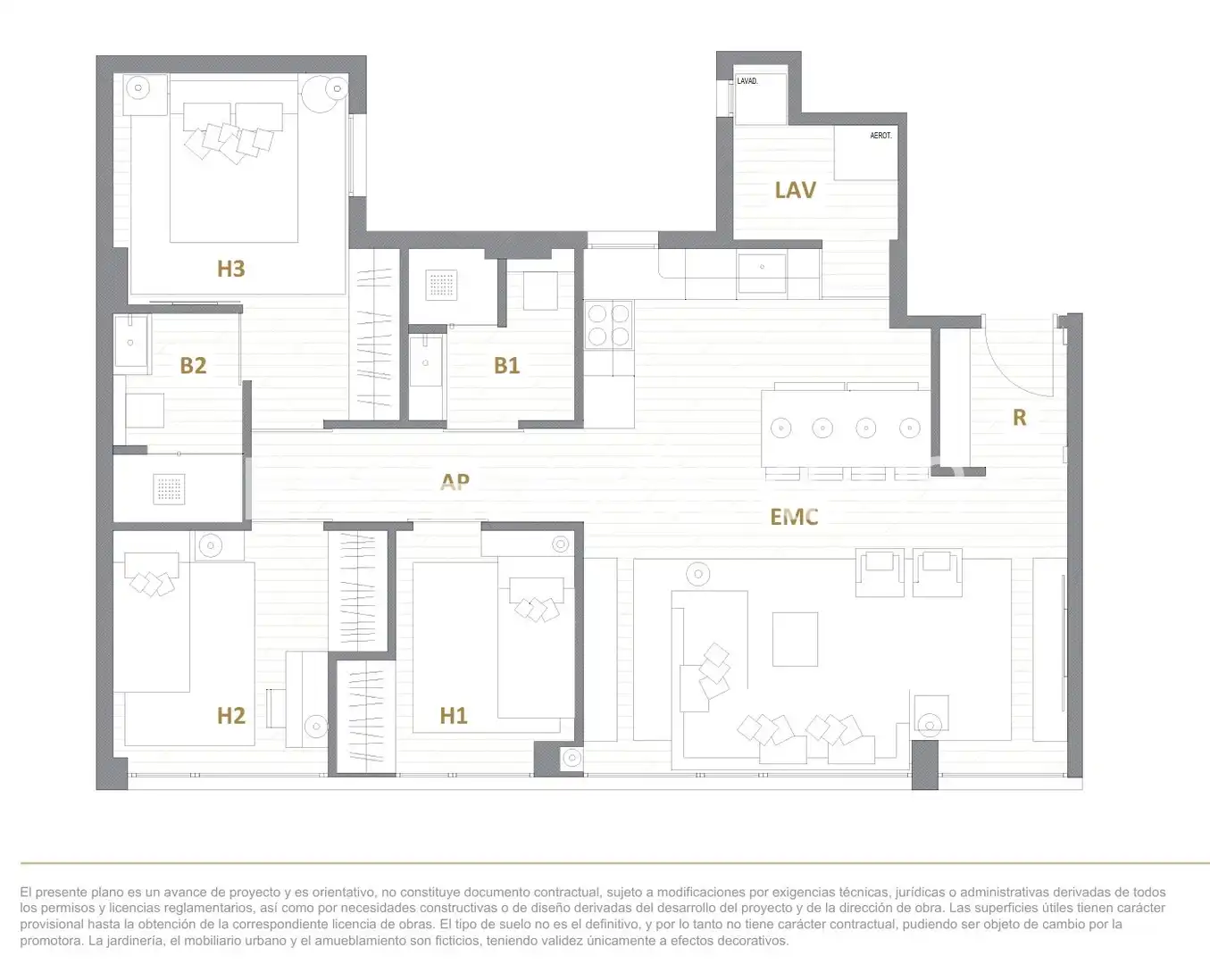 Flat for sale in Barcelona  with Air Conditioner, Heating and Parquet flooring