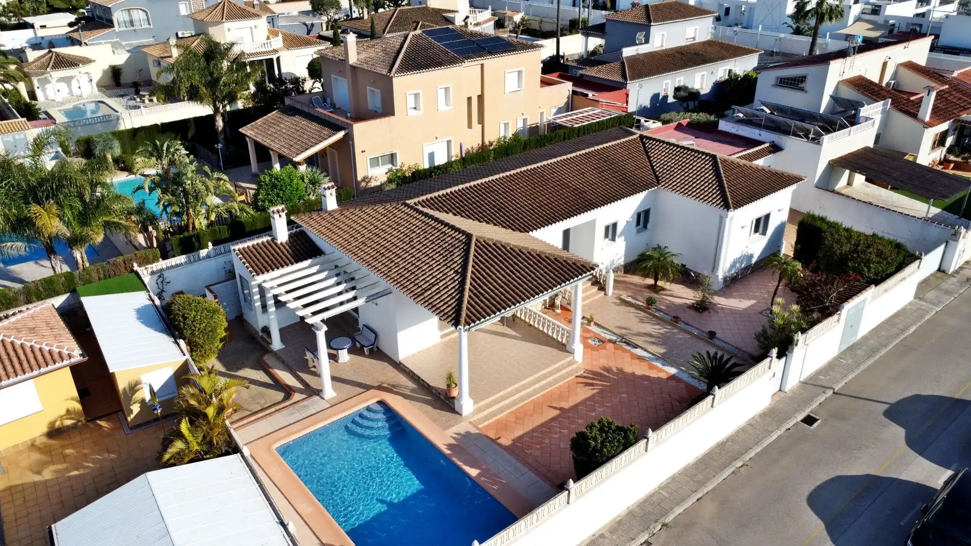Vista exterior de Casa o chalet en venta en El Verger con Aire acondicionado, Calefacción y Jardín privado