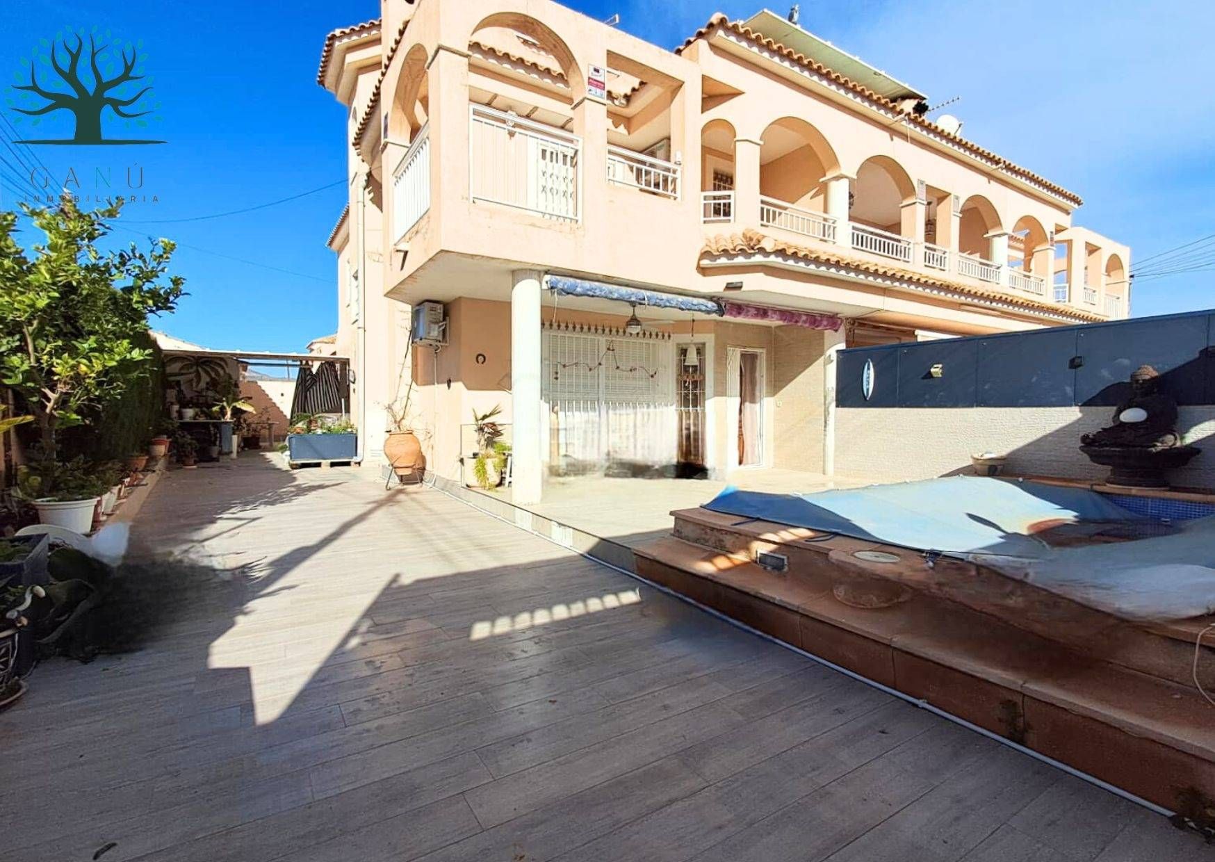 Exterior view of House or chalet for sale in Mazarrón  with Air Conditioner, Private garden and Terrace