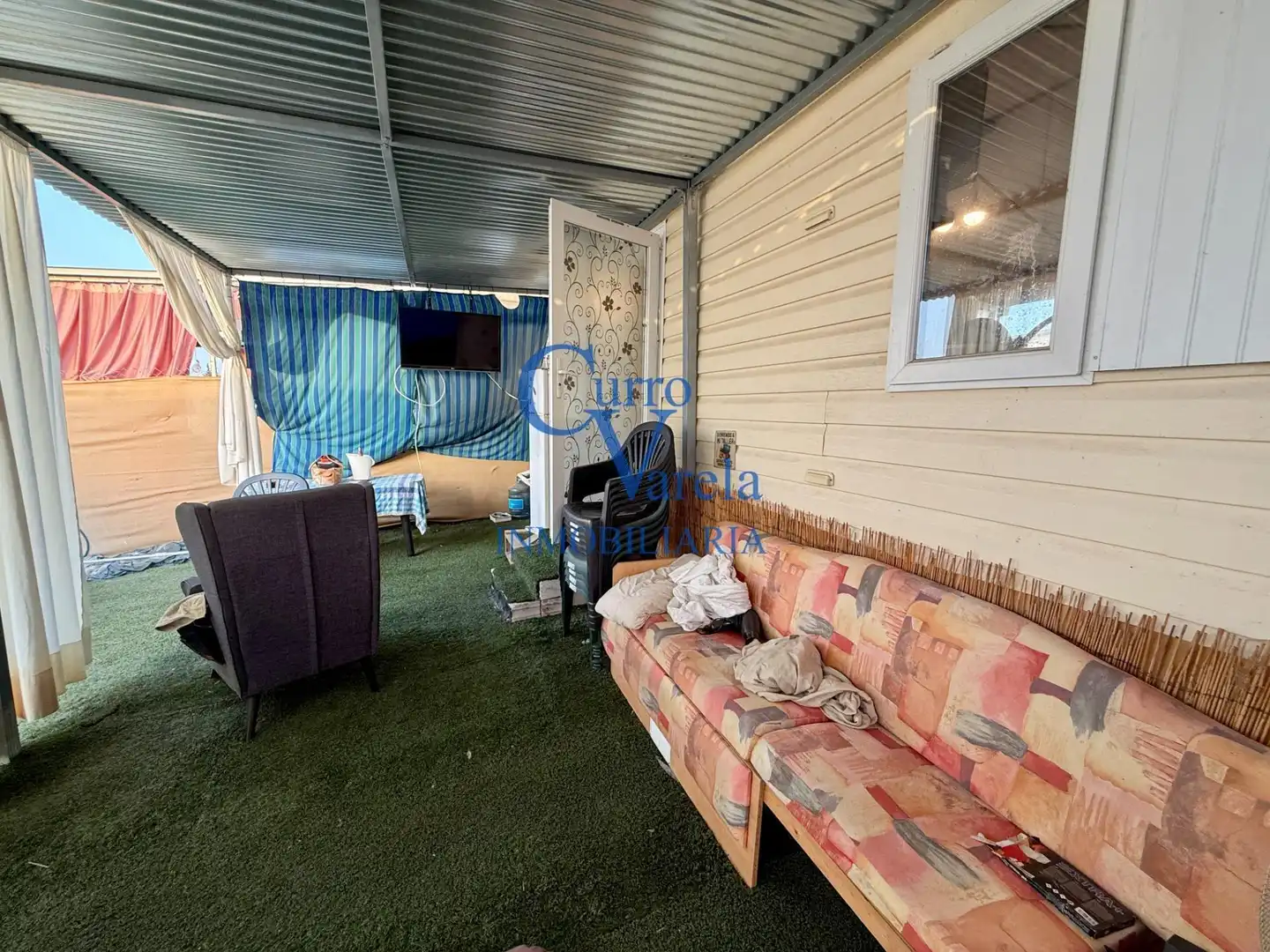 Terraza de Finca rústica en venta en Dos Hermanas con Aire acondicionado, Calefacción y Jardín privado