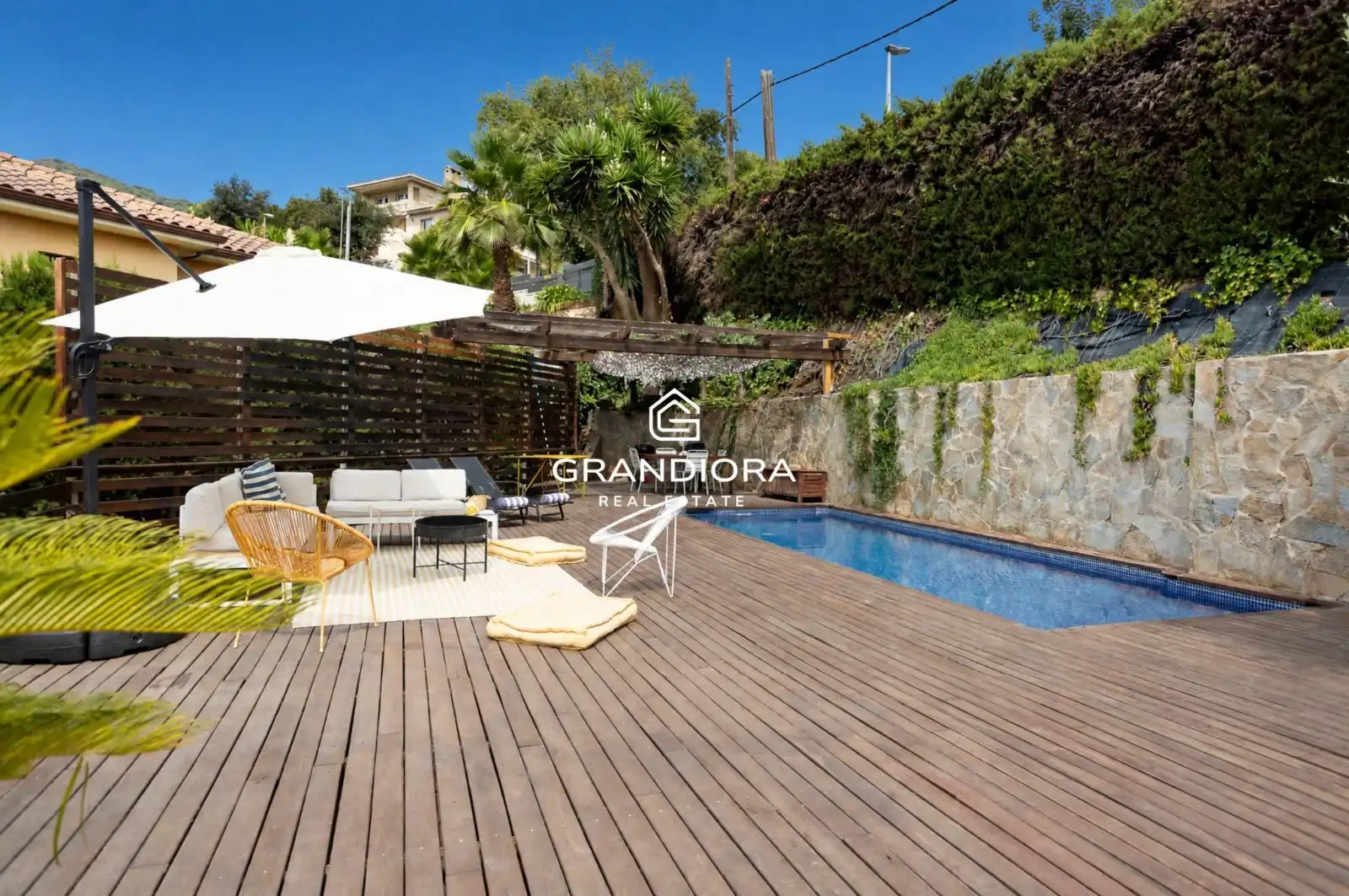 Terrace of Houses for rent in Alella  with Swimming Pool