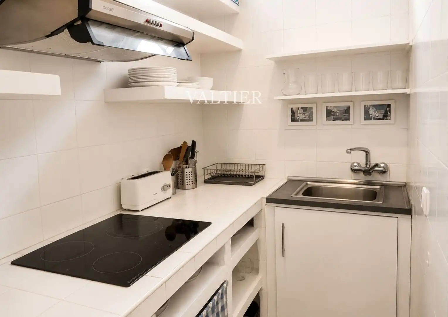 Cocina de Dúplex de alquiler en Madrid con Amueblado