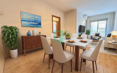 Dining room of Flat for sale in Badalona  with Air Conditioner, Heating and Terrace