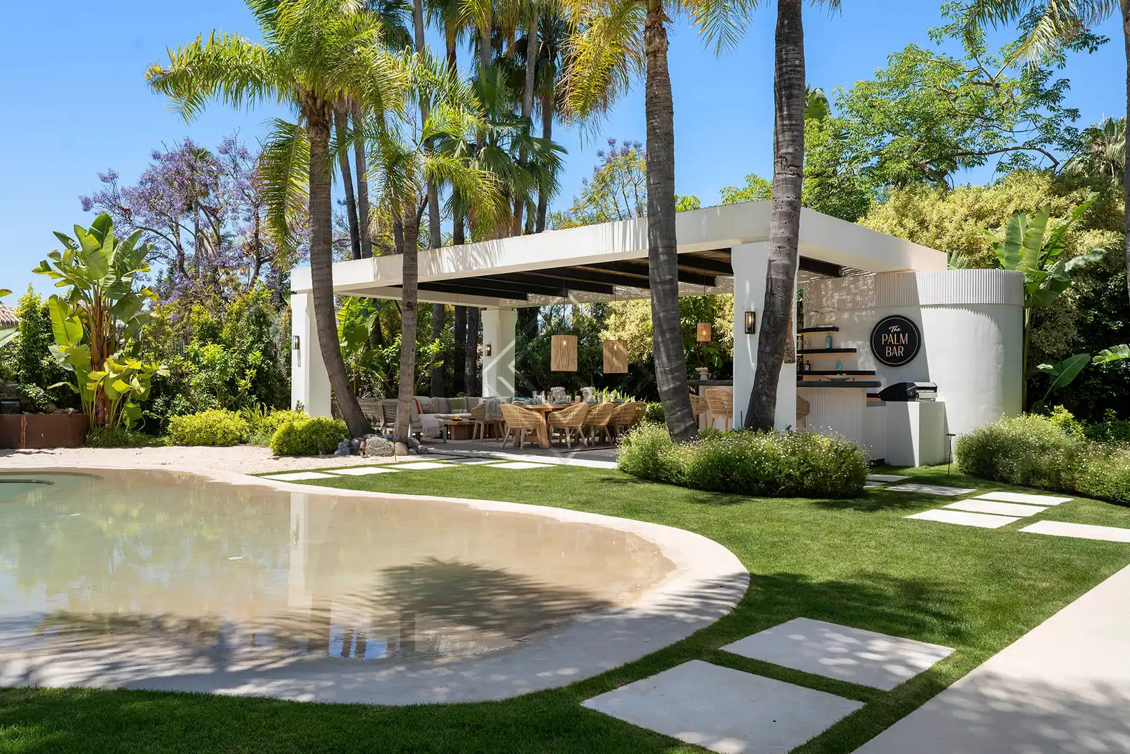 Terraza de Casa o chalet en venta en Marbella con Aire acondicionado, Jardín privado y Terraza