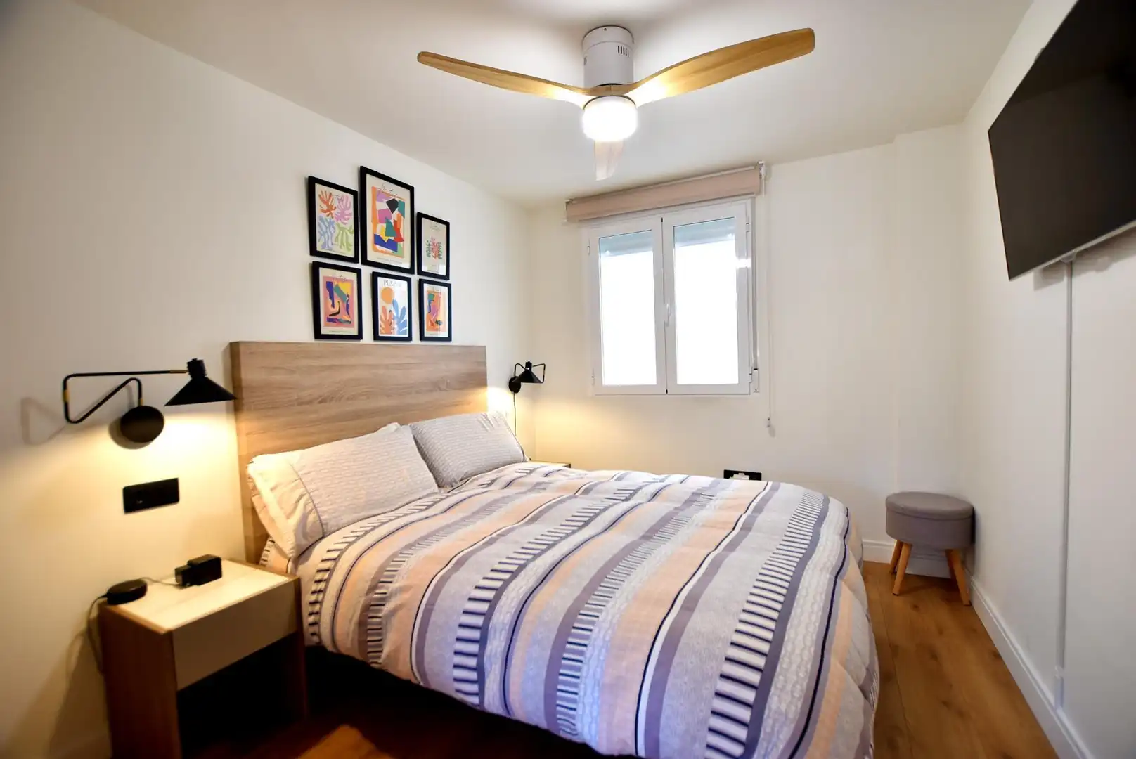 Schlafzimmer von Wohnung zur Miete in Granada mit Klimaanlage, Heizung und Terrasse