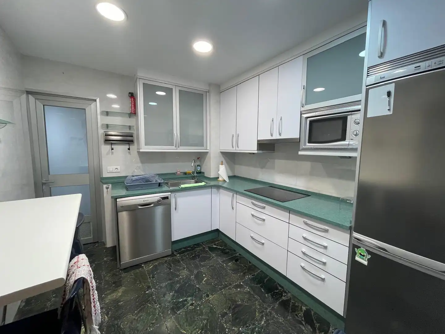 Kitchen of Flat for rent in Lugo  with Heating, Furnished and Oven