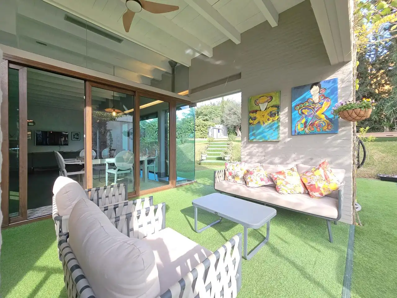 Terraza de Casa o chalet en venta en Montequinto con Aire acondicionado, Jardín privado y Terraza