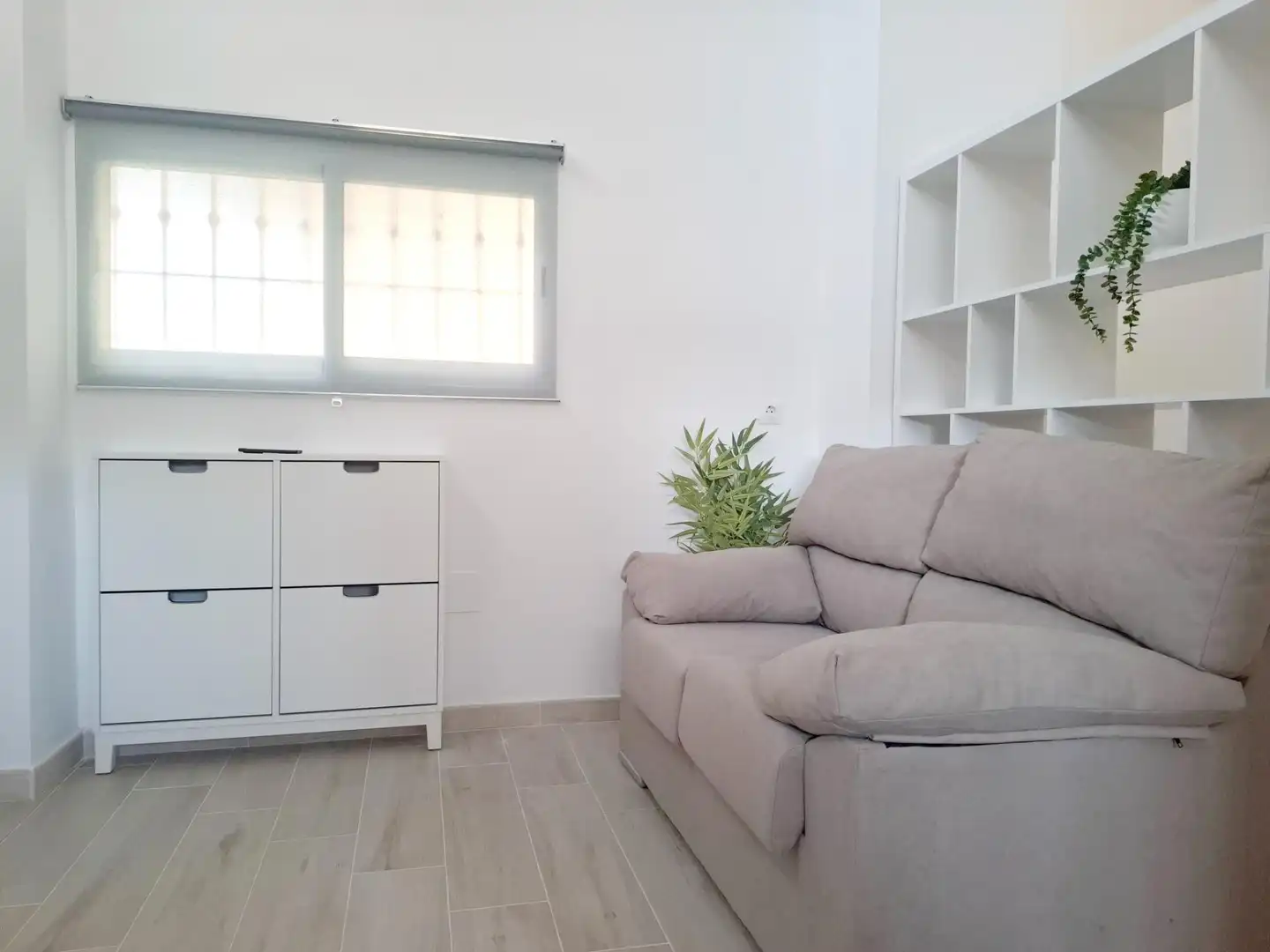 Sala d'estar de Apartament en venda en Málaga amb Aire condicionat i Moblat
