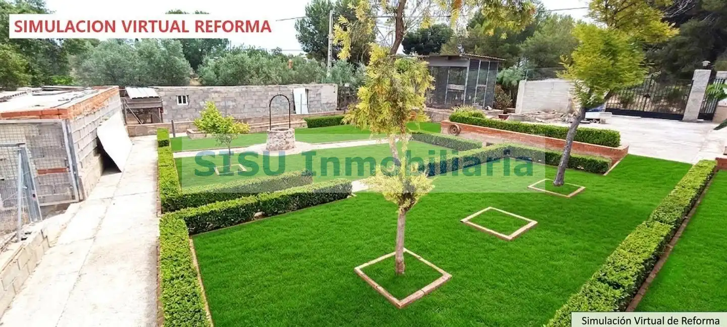 Finca rústica en venda en Pedralba amb Jardí privat, Terrassa i Piscina