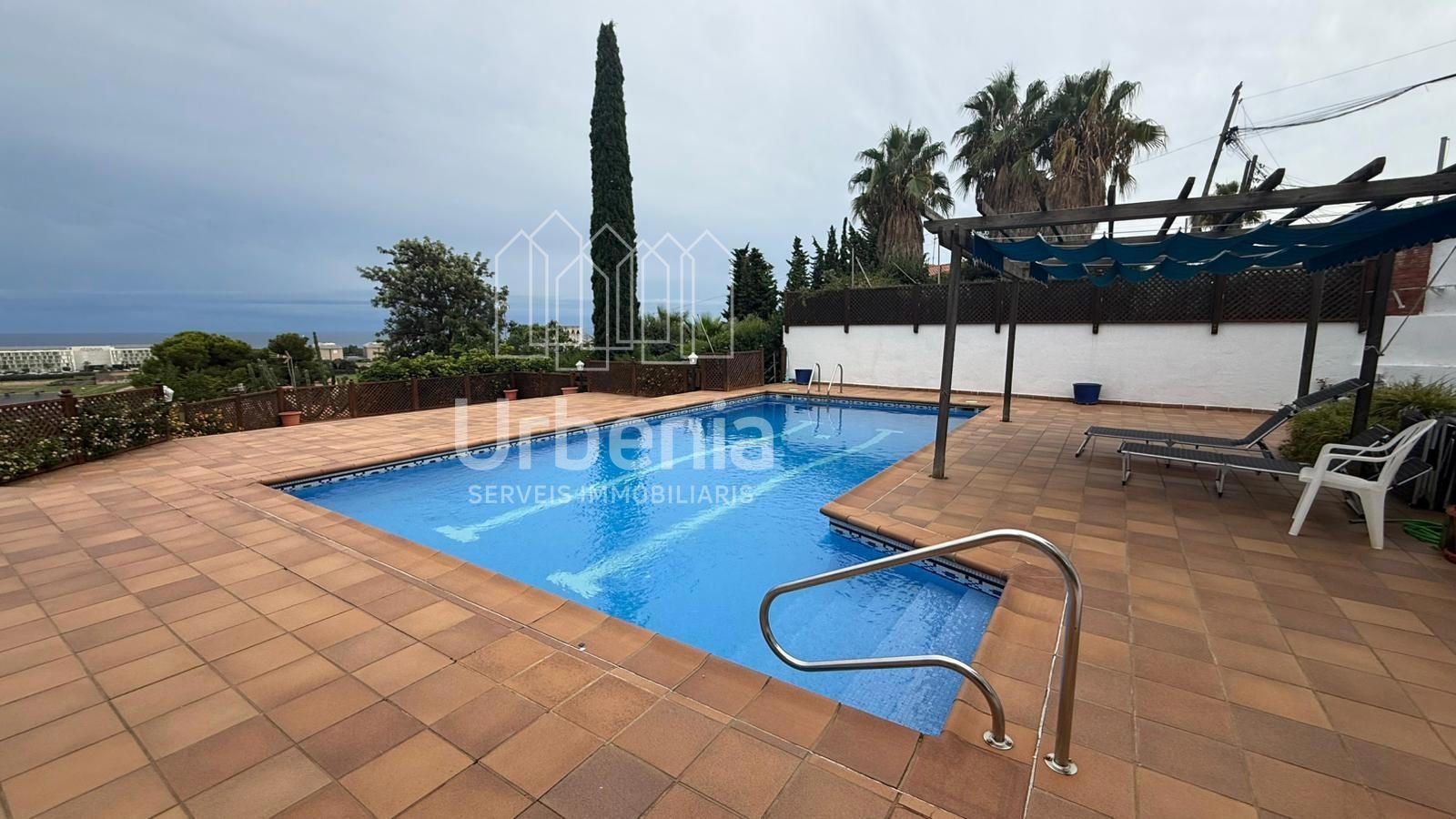 Swimming pool of House or chalet for sale in Santa Susanna  with Air Conditioner and Heating